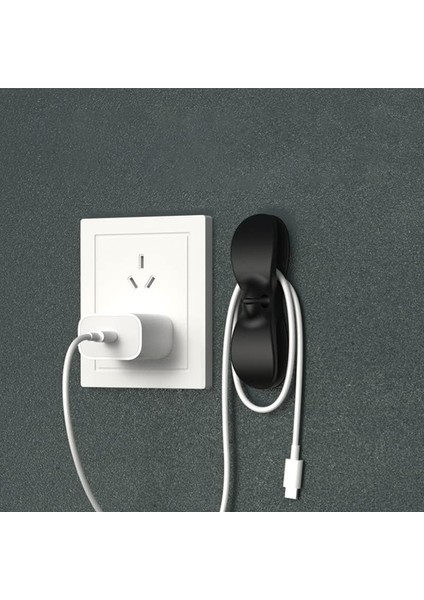 Yapışkanlı Kablo Düzenleyici Çok Amaçlı Organizer Kablo Sarma Aparatı Siyah 2 Adet fiyatları