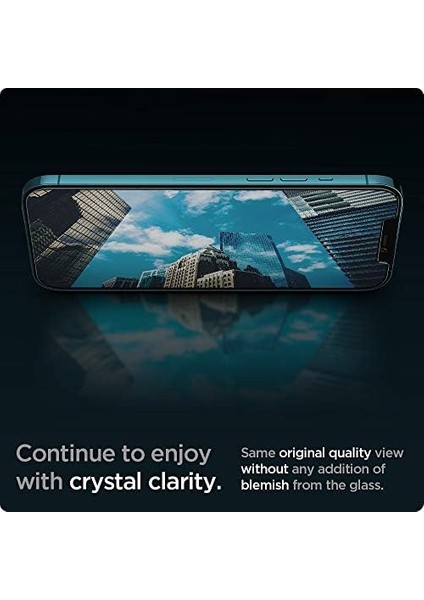 iPhone 12 Pro Max Cam Ekran Koruyucu Kolay Kurulum Glas.tr Ez Fit (2 Adet) - AGL01791