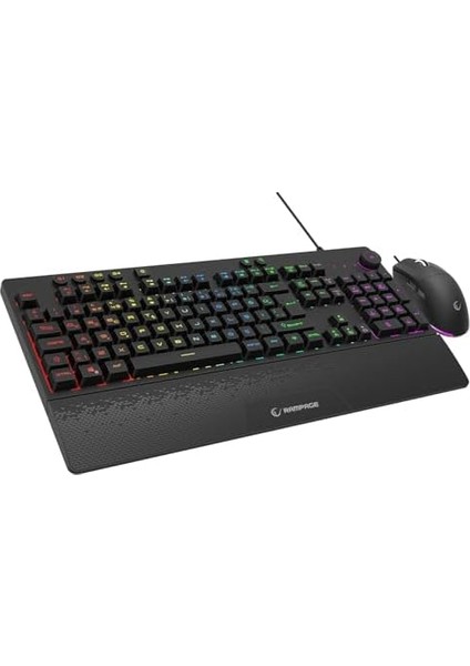 Eclipse Siyah USB Rgb Aydınlatmalı Q Gaming 4 Tuş Makrolu Oyuncu Klavye Mouse Set