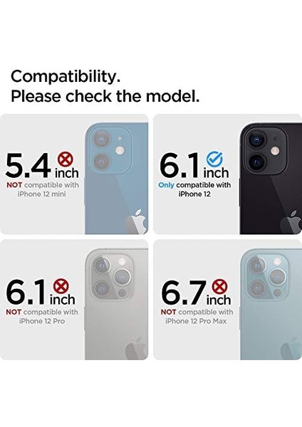iPhone 12 Kamera Lens Camı Koruyucu Glas.tr Optik (2 Adet) Red - AGL02472