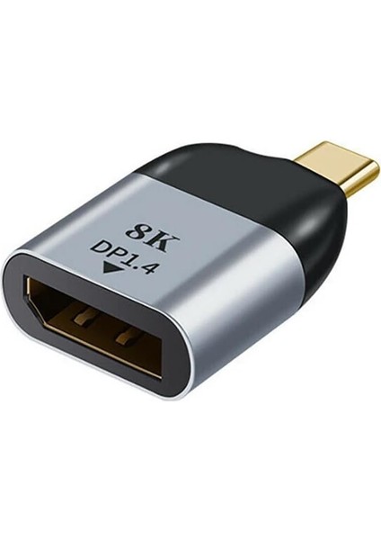 Type-C To Displayport Çevirici USB C To Displayport Macbook Uyumlu Type-C To Displayport Adaptör Notebook Uyumlu Dönüştürücü Adaptör S1721