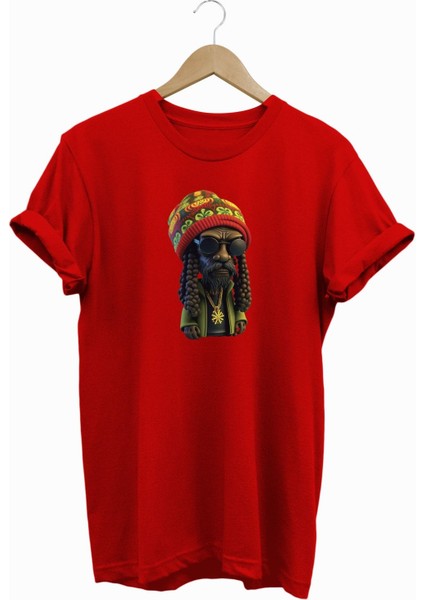 Snoop Dogg Wiggle Beret Baskılı Tshirt