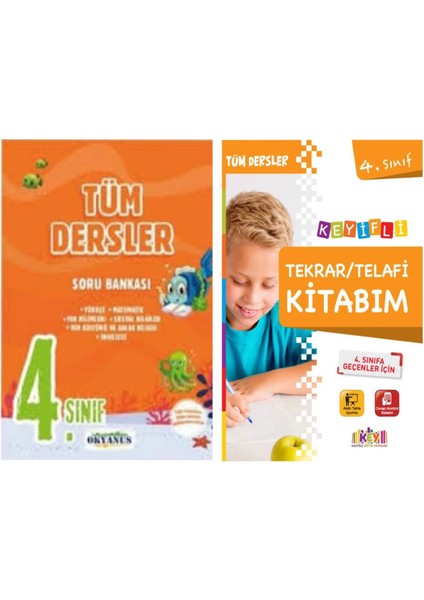 4. Sınıf Classmate Tüm Dersler Soru Bankası ve Telafi Tekrar Kitabım