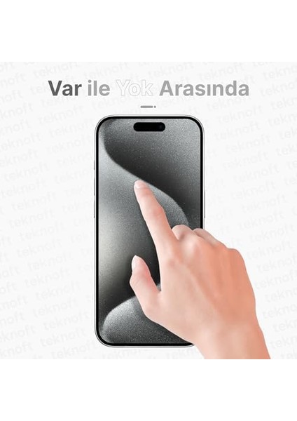 iPhone 15 Pro Için Kolay Kurulum Kitli Takılırken Camın Altında Kesinlikle Toz Bırakmayan Ekstra Güçlendirilmiş Tam Koruma Sağlayan Pürüzsüz Lazer Kesim Premium Ekran Koruyucu Kırılmaz Cam modelleri