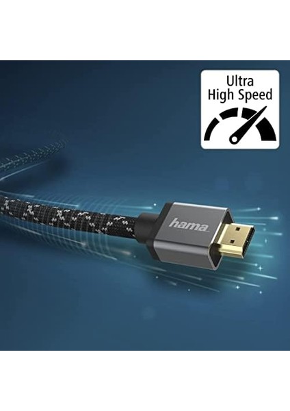 Ultra High Speed HDMI Kablo, Metal Altın Uç, 8k,2m modelleri