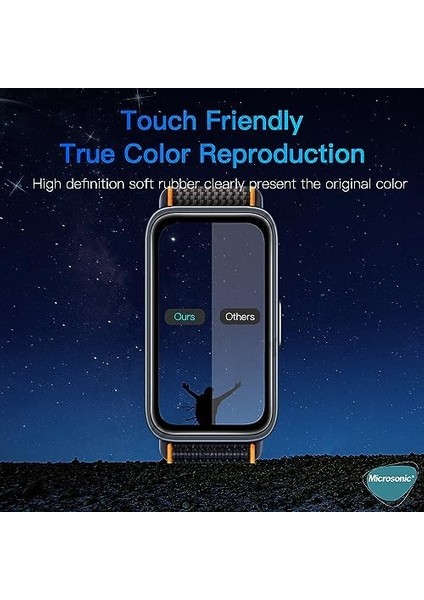 Samsung Galaxy Fit 3 Tam Kaplayan Nano Cam Ekran Koruyucu Siyah