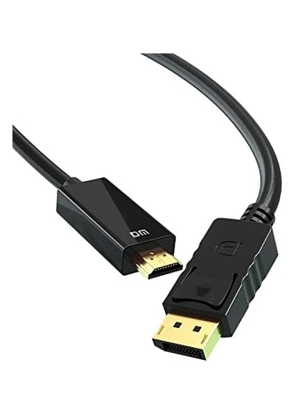 CHB038 4K Displayport To HDMI Çevirici Kablo 1.8 Metre