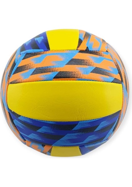 Voleybol Topu Desenli 280 gr - VB-800-SARI (Lisinya)