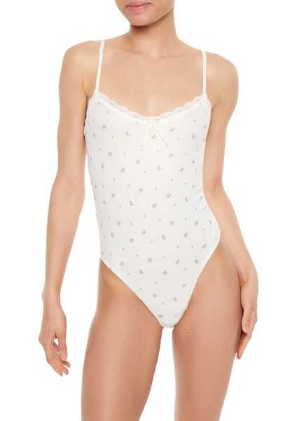 Çiçek Desenli Bodysuit fiyatları