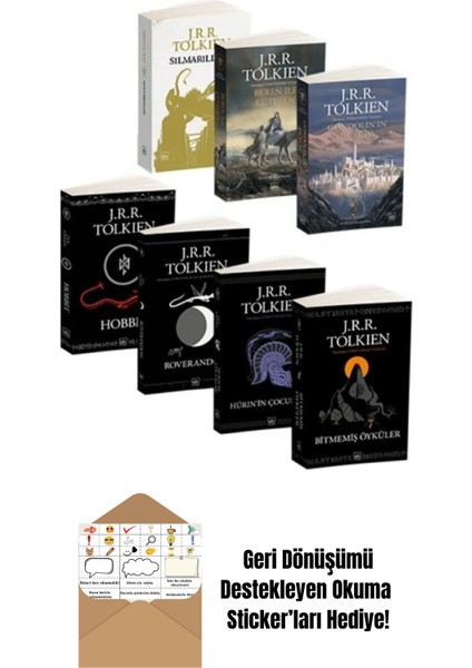 Tolkien 7'li Set Silmarillion Beren Ile Luthien + Okuma Sticker'ları