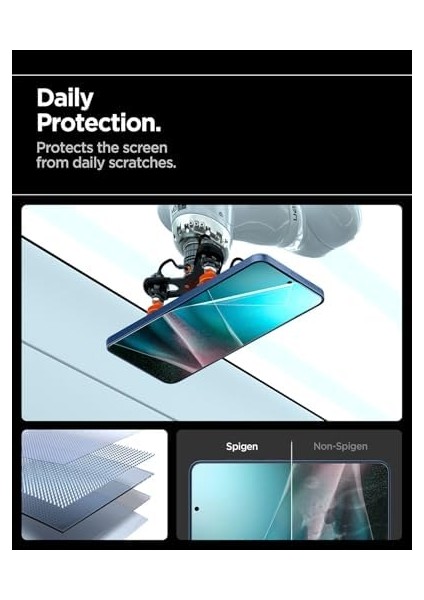 Galaxy S25 Ekran Koruyucu Film Kolay Kurulum Eliteshield Ez Fit Hd - AFL09091