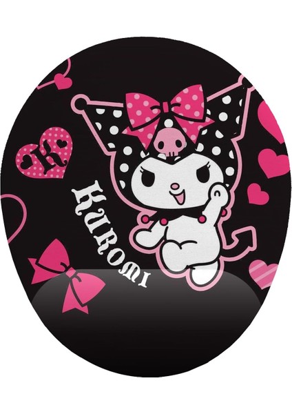 Fikirler Kuromi Anime Bilek Destekli Mouse Pad