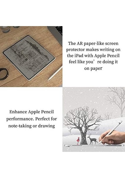 Paperlike Ag 11 Inç iPad Pro 2020 Uyumlu Ekran Koruyucu Paper Like modelleri