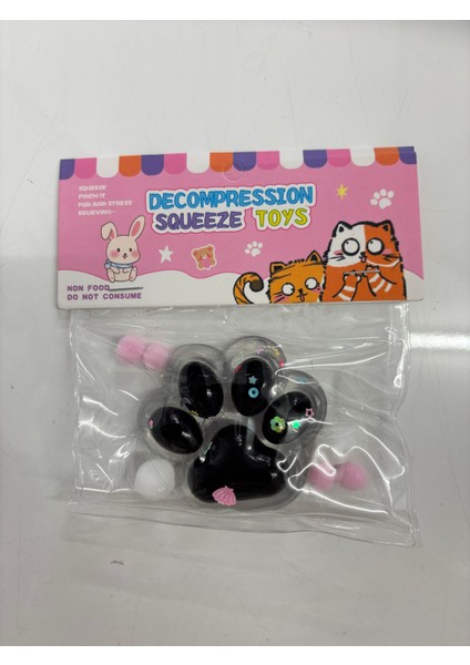 Kedi Patisi Squishy Oyuncağı Sukuşi