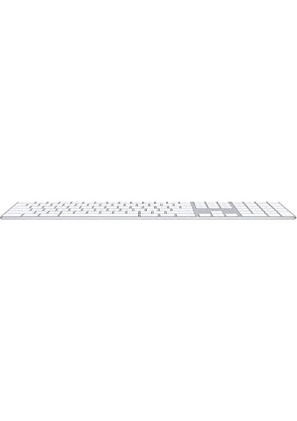 Sayısal Tuş Takımlı Magic Keyboard: Bluetooth, Şarj Edilebilir. Mac, iPad ve iPhone ile Çalışır; Almanca, Gümüş Rengi modelleri