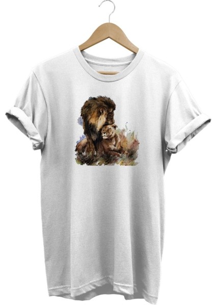 Kaplan Baskılı T-Shirt