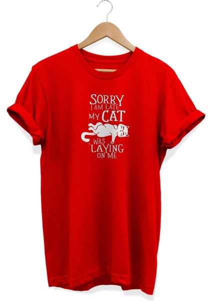 Kedi Baskılı T-Shirt