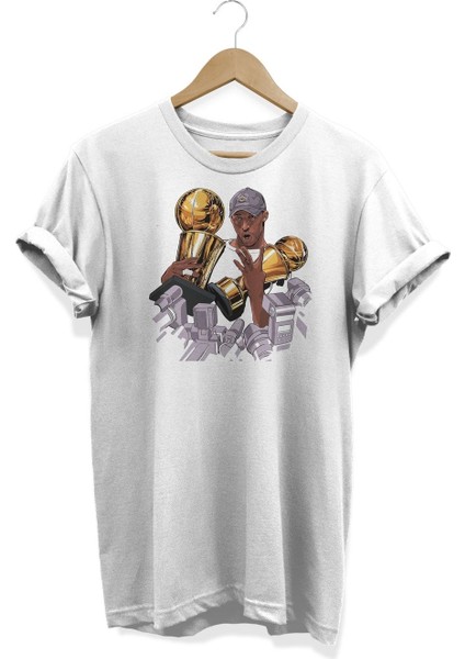 Kobe Kupa Baskılı T-Shirt %100 Pamuk Dijital Baskılı Tişört