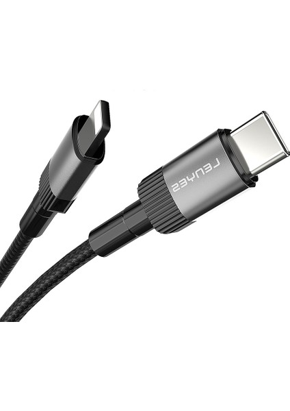 LC546 Type-C To Lightning Pd Hızlı Şarj Özellikli Data ve Şarj Kablosu 27W 1m Siyah modelleri