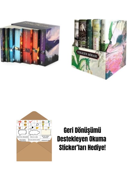 Tolkien Mirası Harry Potter Set + Okuma Sticker'ları