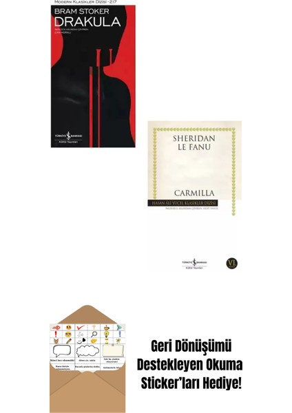 Vampir Klasikleri 2 Kitap Set + Okuma Sticker'ları