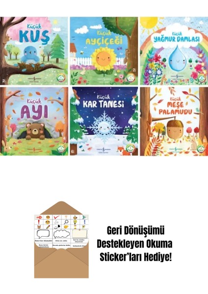 Doğanın Eşsiz Hikayeleri Serisi 6 Kitap Set + Okuma Sticker'ları