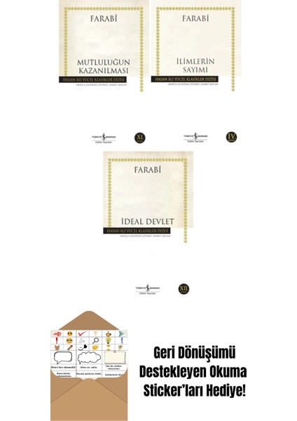 Farabi 3 Kitap Set + Okuma Sticker'ları