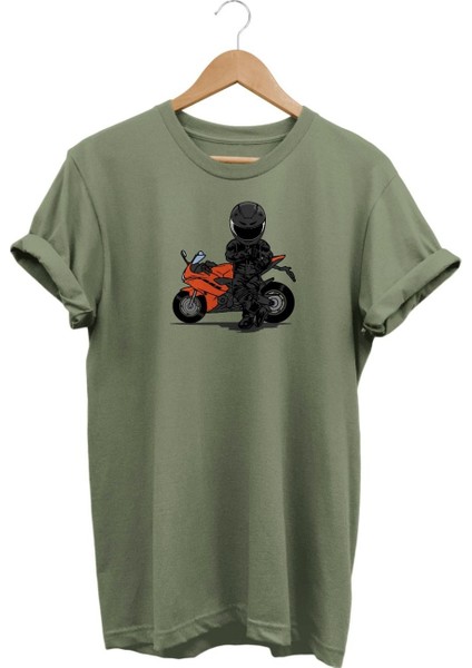 Motor Baskılı T-Shirt