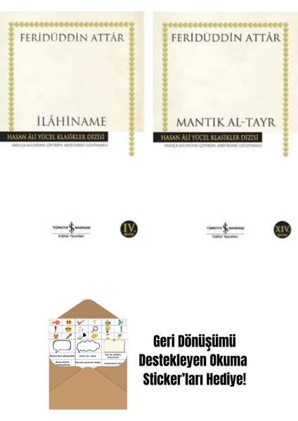 Feridüddin Attar 2 Kitap Set + Okuma Sticker'ları