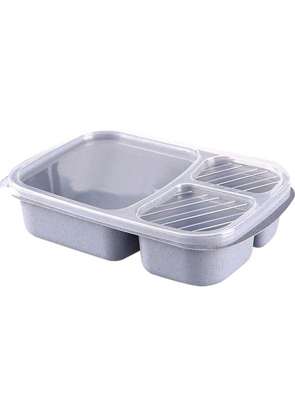 Öğle Yemeği Kutusu Yeniden Kullanılabilir 3 Bölmeli Plastik (Yurt Dışından)