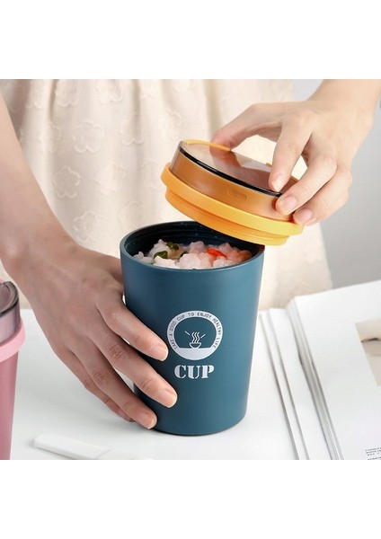 500 ml Çorba Sızdırmaz Öğle Yemeği Çevre Dostu Mikrodalga Edilebilir (Yurt Dışından)