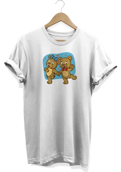 Ayıcık Baskılı T-Shirt