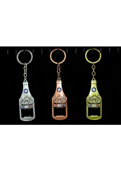 Metal Ayasofya Anahtarlık ve Açacak Model 1