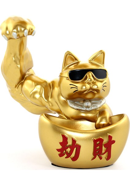 Polyester Şanslı Kedi Figürü Model 1