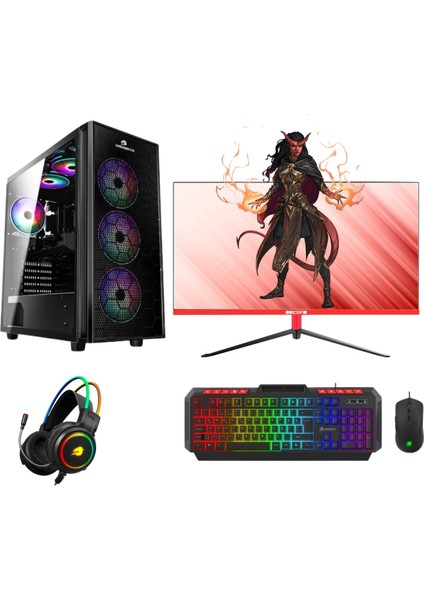 GB-1792 Ryzen 7 7800X 32GB Ddr5 1tb M2 Nvme RX7700XT VGA " 27 Monitör Gaming Pc