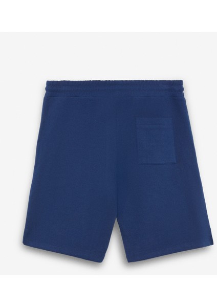 Matsen Erkek Beli Lastikli Yan ve Arka Cepli Relaxed Lacivert Şort modelleri
