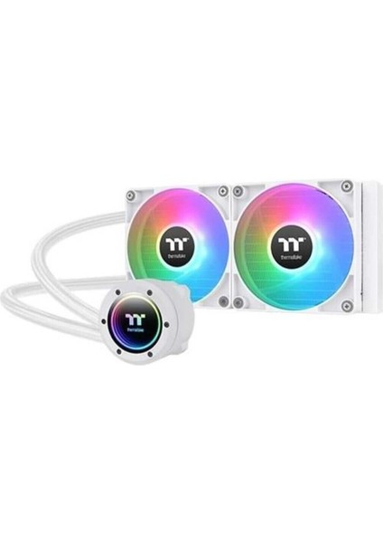 240MM TH240 V2 CL-W364-PL12SW-A Argb AM5-1851P Sıvı Soğutmalı Işlemci Fanı Beyaz