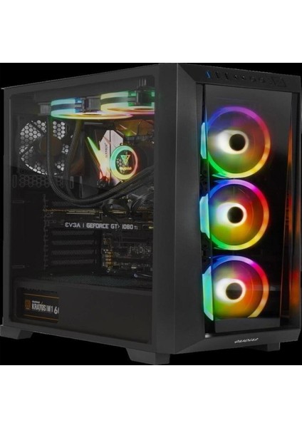 Gamdıas Talos M1 Elite, 850W, Tempered Glass, Argb, 80+ Bronze, Atx Gamıng Kasa