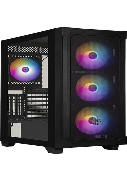 Graph 750W 80+ Bronze Tempered Glass Frgb USB 3.0 Mesh Atx Mid Tower Siyah Kasa