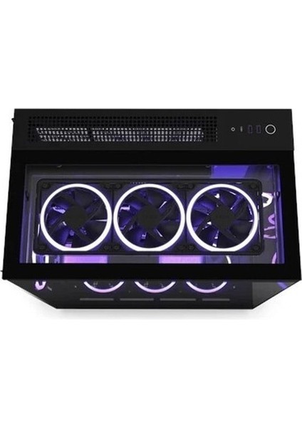 H Series H9 Elite Edition CM-H91EB-01 Temperli Cam Siyah Mid Tower Gaming (Oyuncu) Kasa