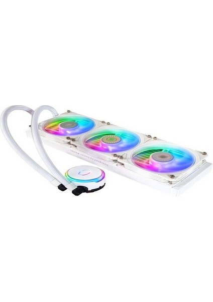 Fan Cpu Sıvı Soğutucu Lıquıd PL240 Flux Argb Beyaz Mly D36M A23PZ Rw