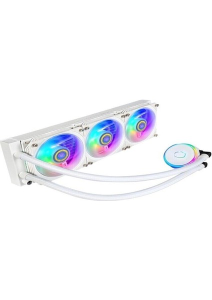 Fan Cpu Sıvı Soğutucu Lıquıd PL240 Flux Argb Beyaz Mly D36M A23PZ Rw