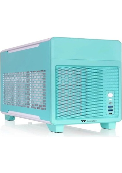 Core V21 Spcc Mikro Atx Mini Itx Cube Oyun Bilgisayarı Kasası TR100 Green