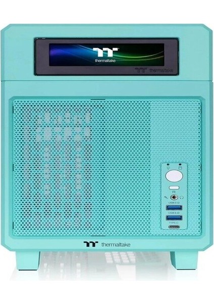 Core V21 Spcc Mikro Atx Mini Itx Cube Oyun Bilgisayarı Kasası TR100 Green