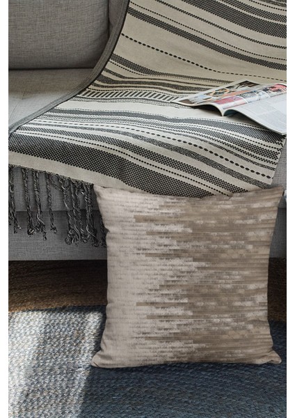 43X43CM Premium Tay Tüyü Dokuma Kumaş Çift Taraflı Kırlent Yastık Kılıfı Deri Görünümlü KRL348 modelleri