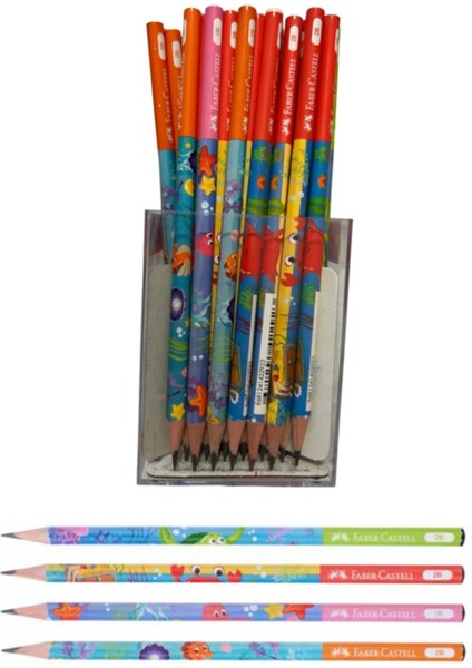 Faber Castell Faber Deniz Macerası 2b Kurşun Kalem 6 Li Paket (5244005008)