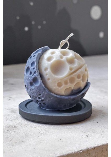 Ayışığı Dekoratif ve Hediyelik Kokulu Organik Soya Mumu