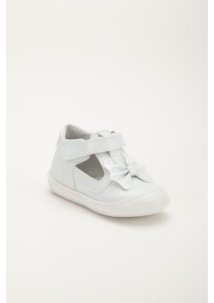 Şirinbebe Ortopedik Kız Bebek Ilkadım Ayakkabı Beyaz Direkli Fiyonklu modelleri