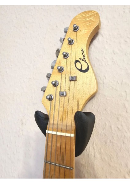 Gitar Duvar Askısı Siyah Renk