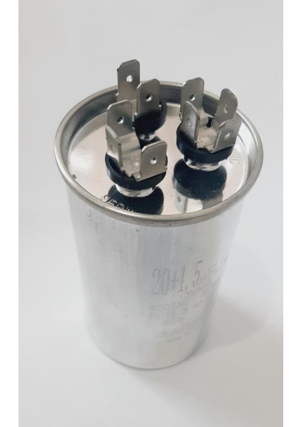 Klima Kondansatör 20+1,5uf , 370 - 400 V Ac , 20+1,5 Uf , Mf